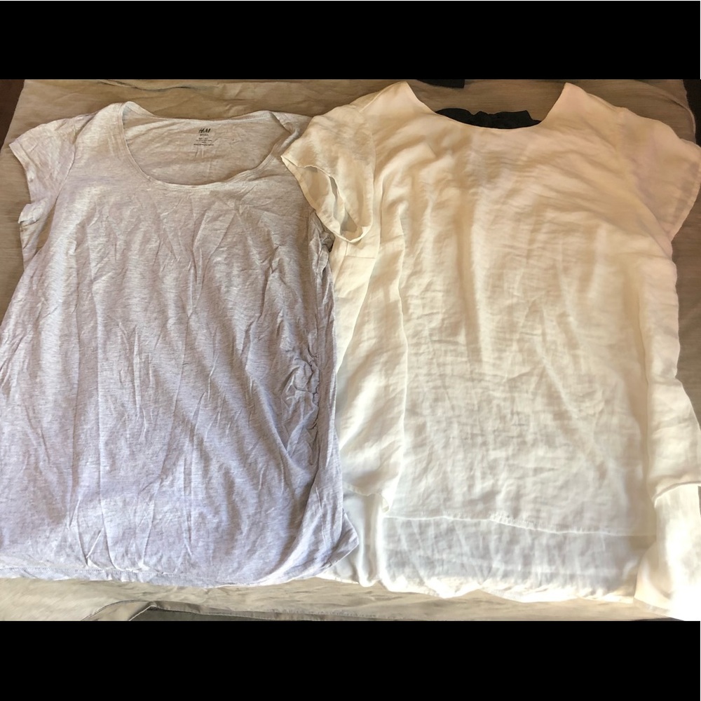 Two pack of maternity shirts